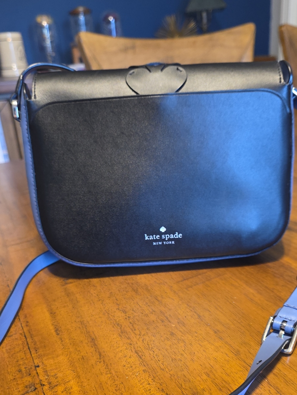 Kate Spade Nadine Woven Spade Medium Flap Shoulder Bag - Picture 4 of 16